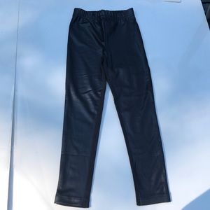 3 Pommes Girl Leggings Leather and Cotton